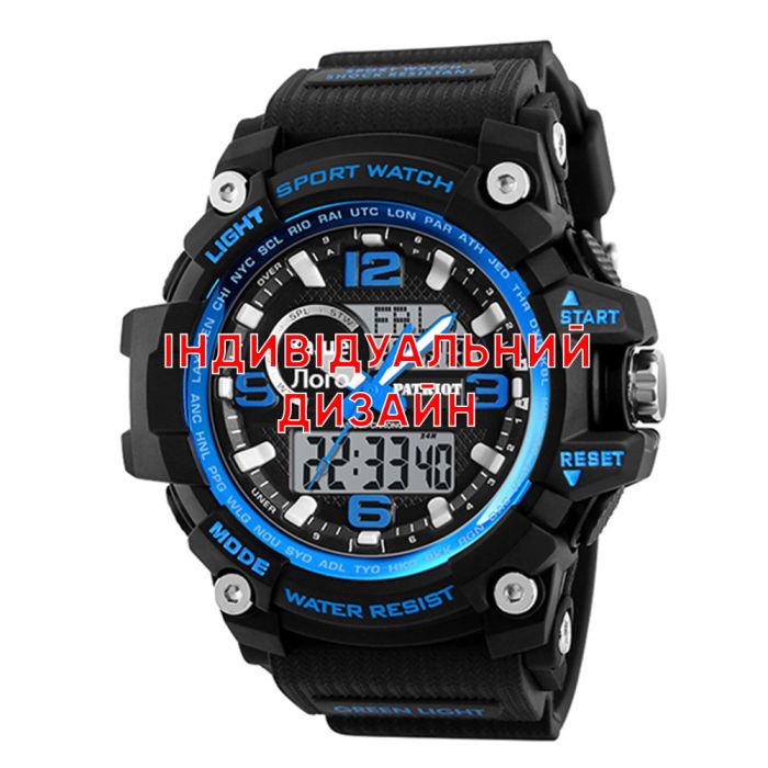 Awarder 012 Black-Blue Индивидуальный дизайн