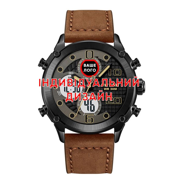 Awarder 017 Black-White-Brown Индивидуальный дизайн