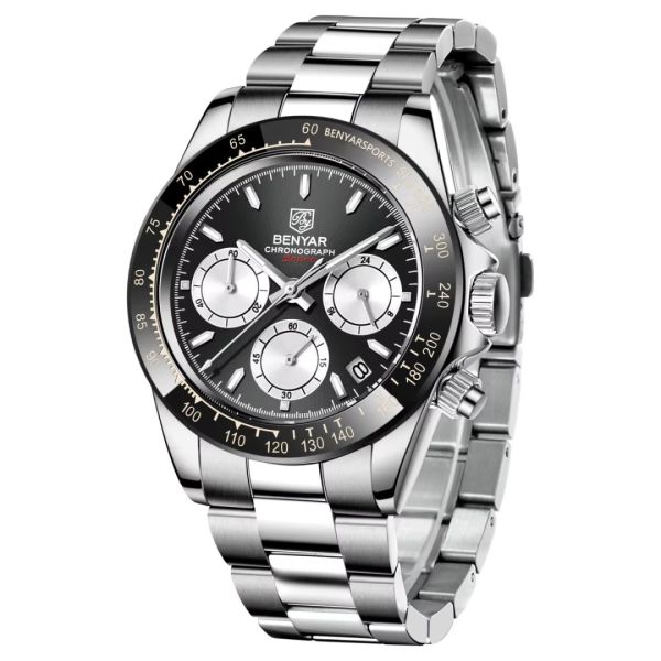 Benyar BY-5169 Silver-Black-White