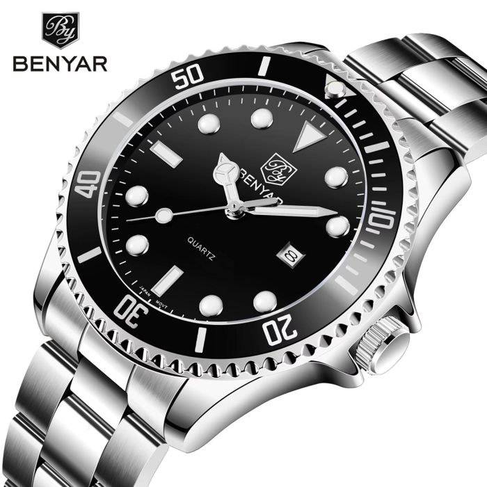 Benyar BY-5223 Silver-Black