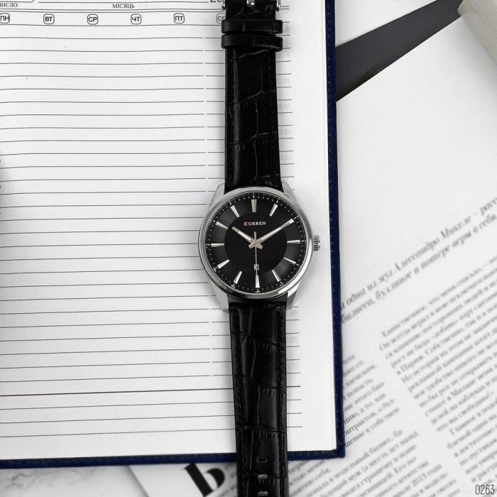Curren 8365 Silver-Black