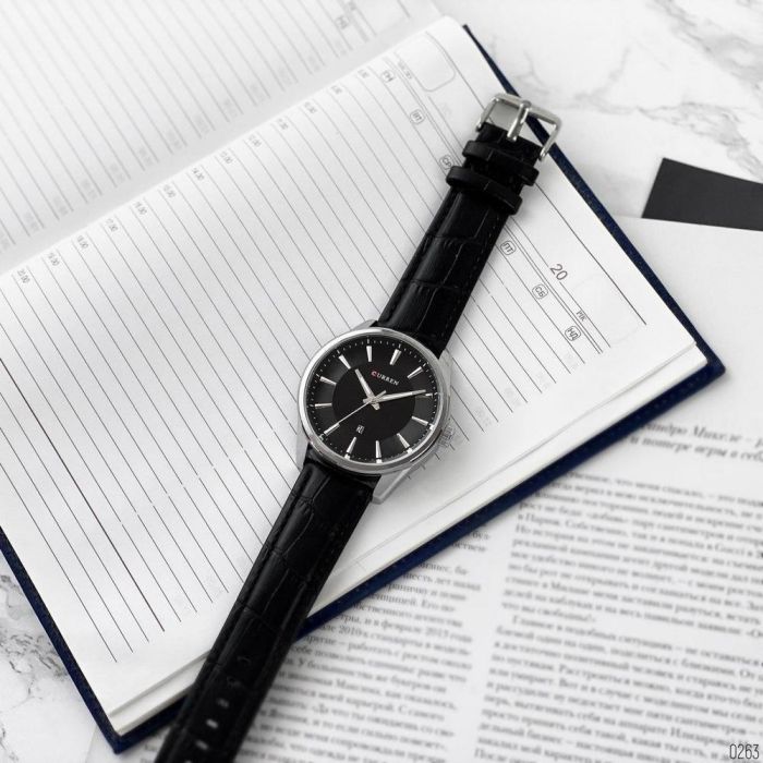 Curren 8365 Silver-Black