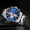 Curren 8368 Silver-Blue-Silver