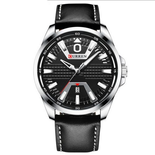 Curren 8379 Silver-Black