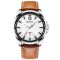 Curren 8379 Silver-White-Brown