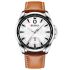Curren 8379 Silver-White-Brown