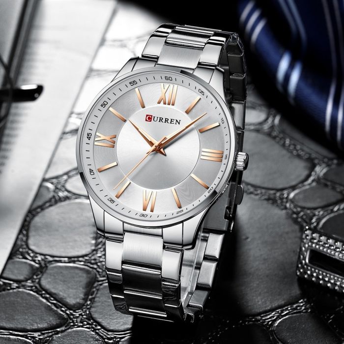 Curren 8383 Silver-Cuprum