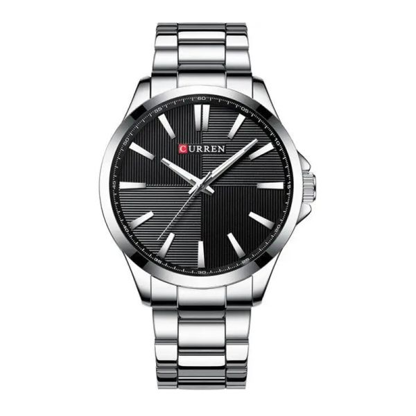 Curren 8407 Silver-Black