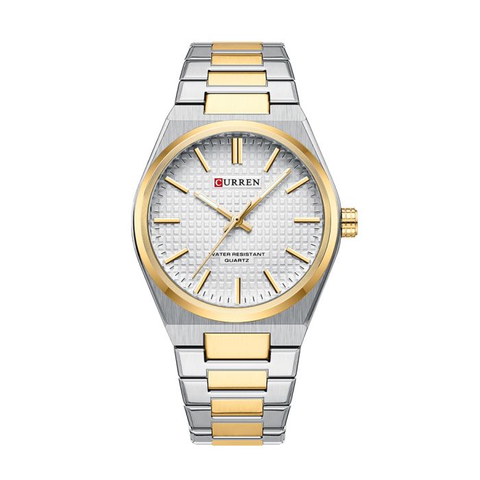 Curren 8439L Silver-Gold-White