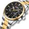 Curren 8446 Silver-Gold-Black