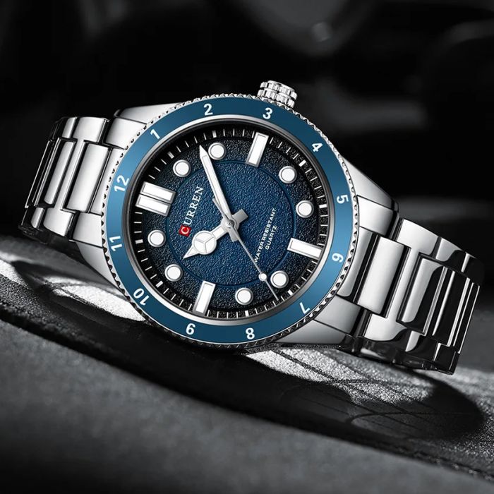 Curren 8450 Silver-Blue