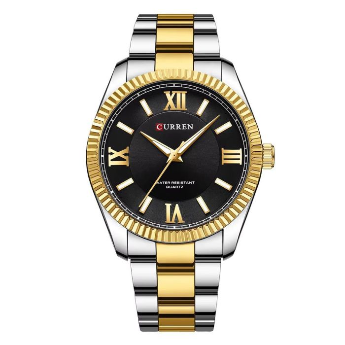 Curren 8453 Gold-Silver-Black