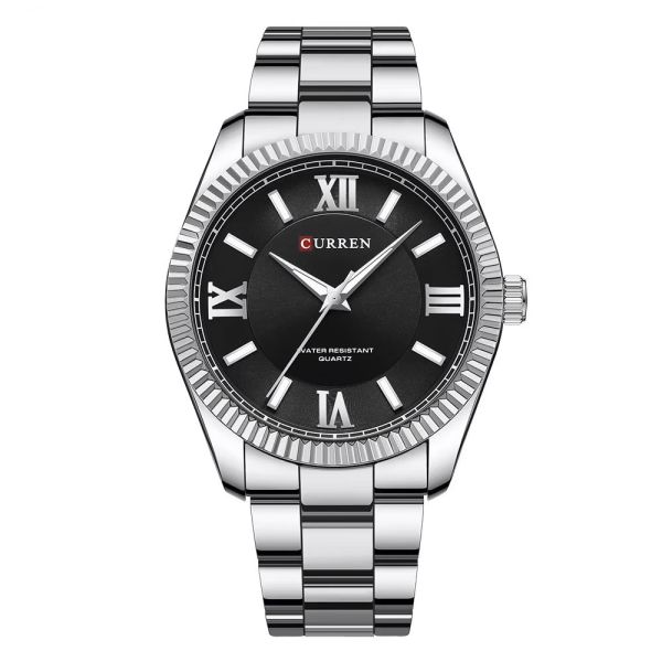 Curren 8453 Silver-Black