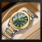 Curren 8474 Silver-Gold-Green