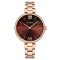 Curren 9017 Rose Gold-Red
