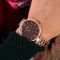 Curren 9017 Rose Gold-Red