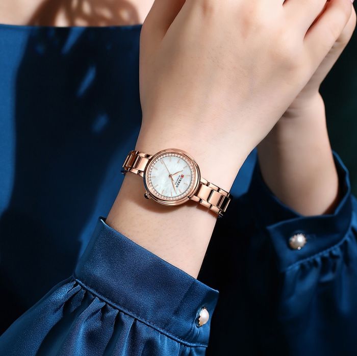 Curren 9089 Gold-White