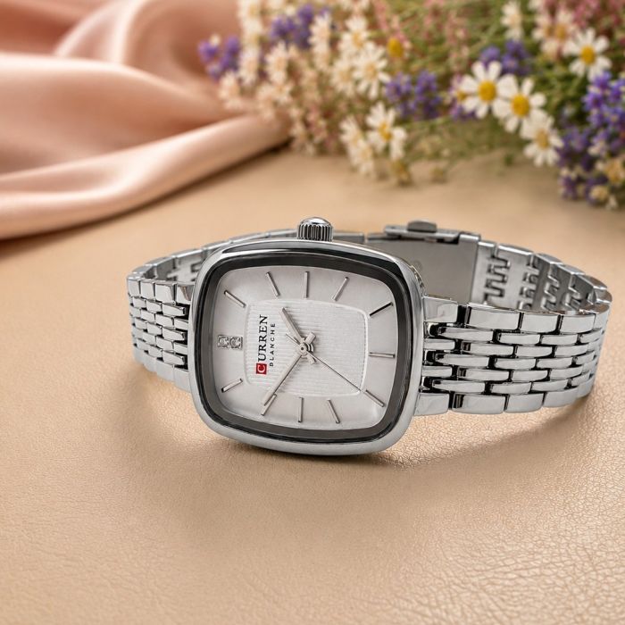 Curren 9093 Silver-White
