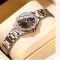 Curren 9100 Silver-Rose Gold-Brown