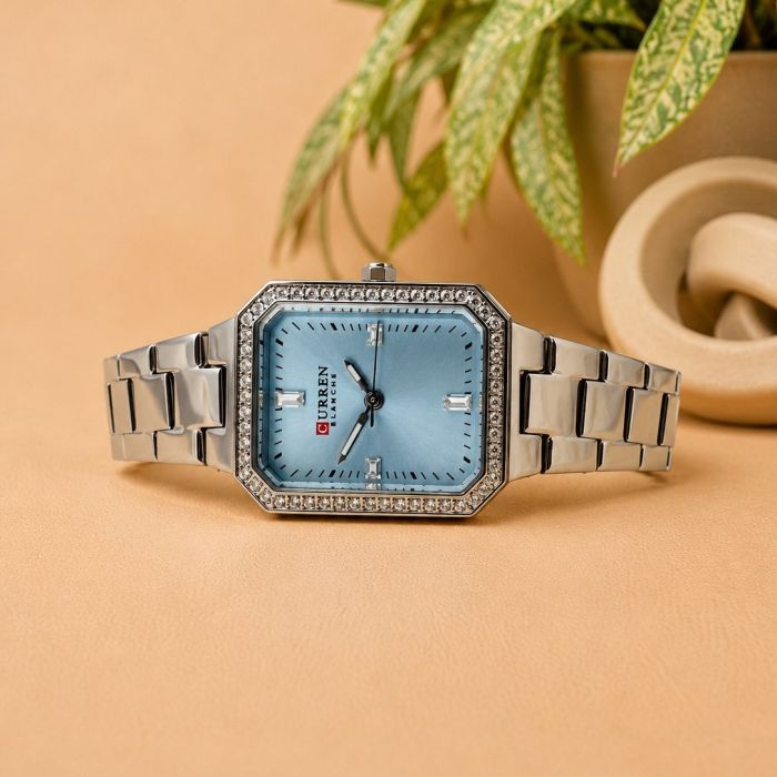 Curren 9102 Silver-Blue