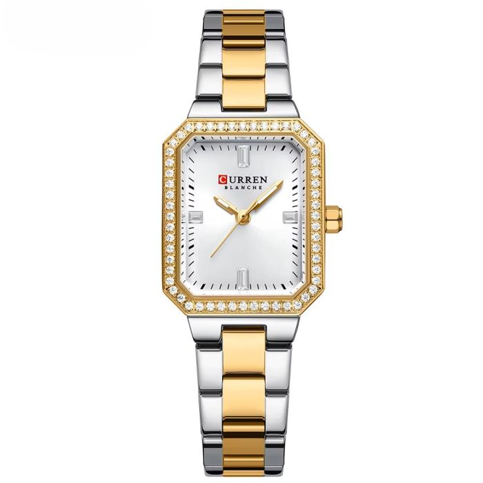 Curren 9102 Silver-Gold-White