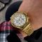 Forsining 6914 Gold-White Steel