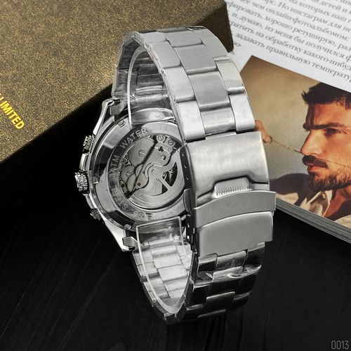Forsining 8130 Silver-Black