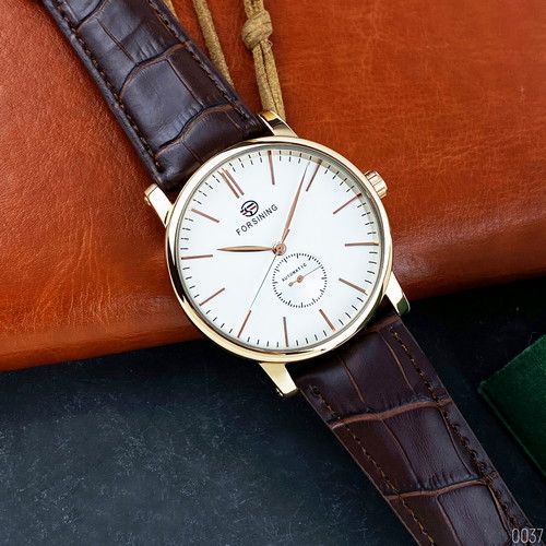 Forsining 8214 Gold-White-Brown
