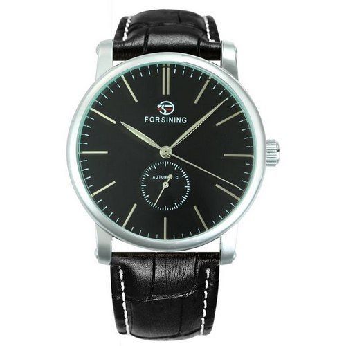 Forsining 8214 Silver-Black
