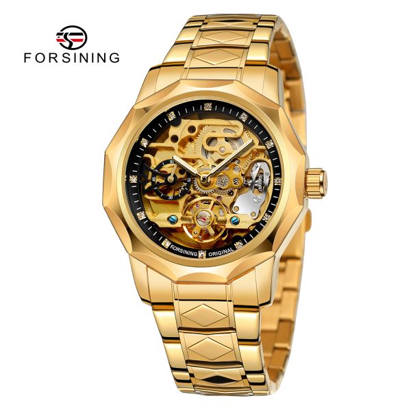 Forsining 8240 Gold Black