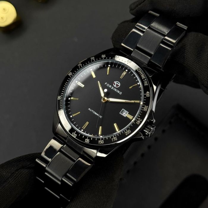 Forsining 8294 Black-Gold Steel