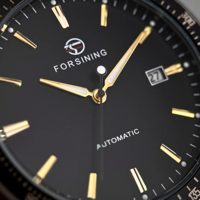 Forsining 8294 Black-Gold Steel