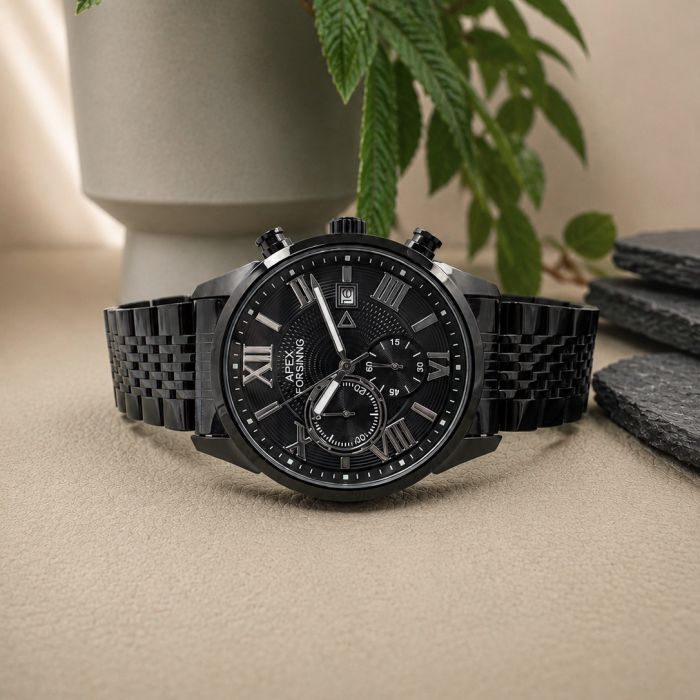 Forsining 8304 AII Black Steel