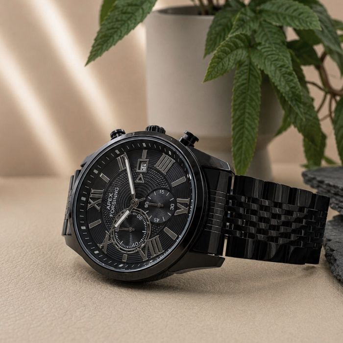 Forsining 8304 AII Black Steel