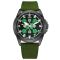 Awarder Embroidery Black-Green Green  Battery 10ATM