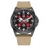 Awarder Embroidery Black-Red Khaki Battery 10ATM