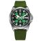 Awarder Embroidery Silver-Green Green  Automatic 10ATM