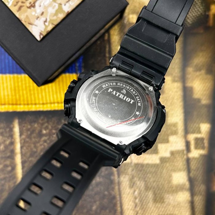 Patriot 002BKUAGD Тризуб золото Чорні + Коробка.