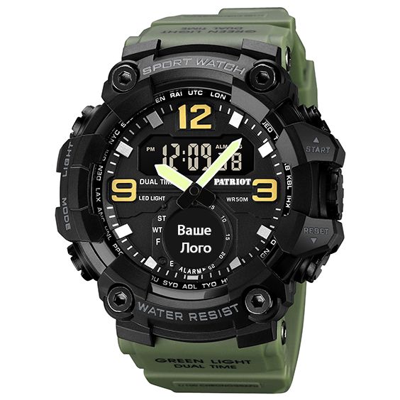 Patriot 003AG Ваше лого Зелені + Коробка