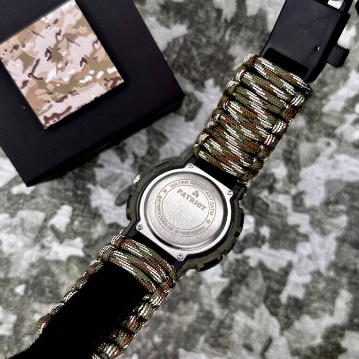 Patriot 005CMGRSU ЗСУ Зелений камуфляж Паракордовий ремінець Camo Green + Коробка.