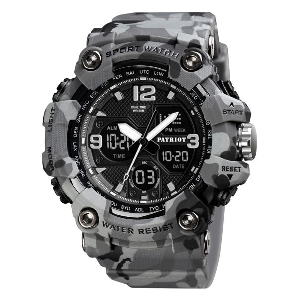 Patriot 006CMGY Camo Gray