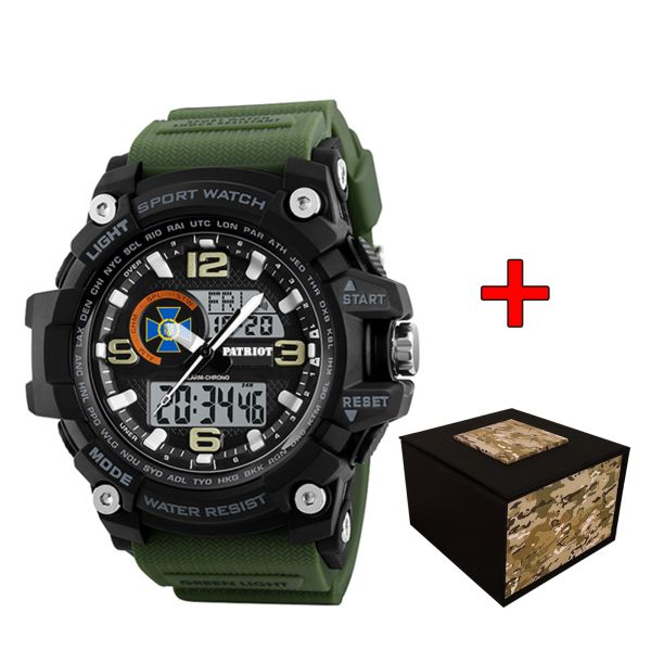 Patriot 012AGSBU СБУ Чорні з зеленим + Коробка.