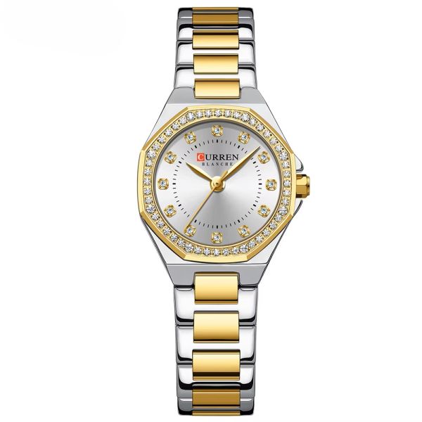 Curren 9100 Silver-Gold-White
