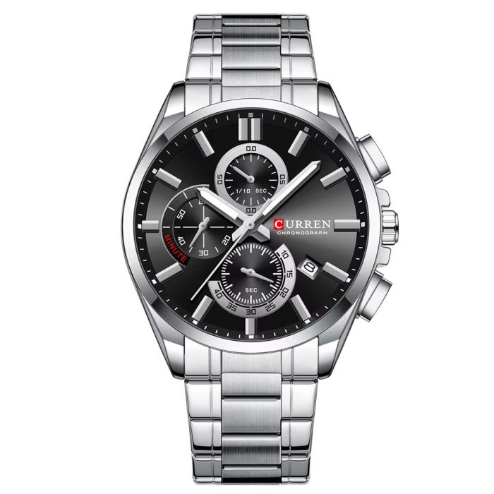 Сurren 8475 Silver-Black