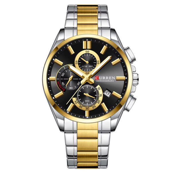 Сurren 8475 Gold-Silver-Black