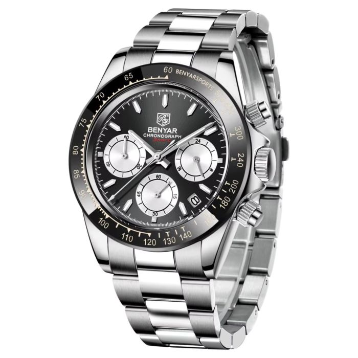 Benyar BY-5169 Silver-Black-White