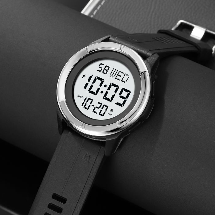 Skmei 2047BKWT Black-Silver