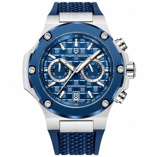 Pagani Design PD-YS032 Silver-Blue-Blue Rubber