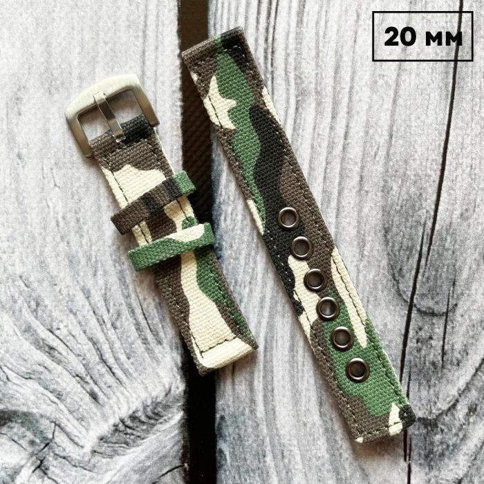 Ремешок двойной Camo Multicam 20 мм