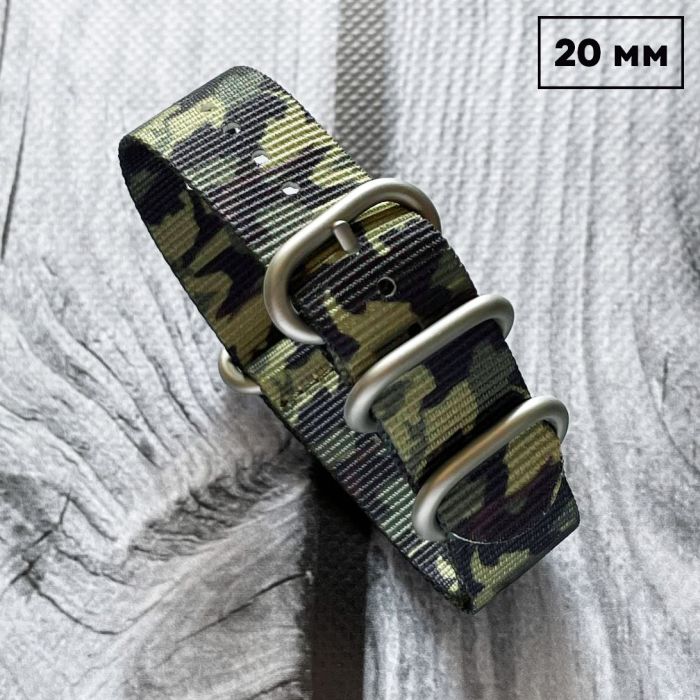 Ремешок Nato Camo A Tacs 20 мм